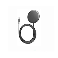 Cargador Magnetico Inalambrico Hoco Carga Rapida 15W Negro